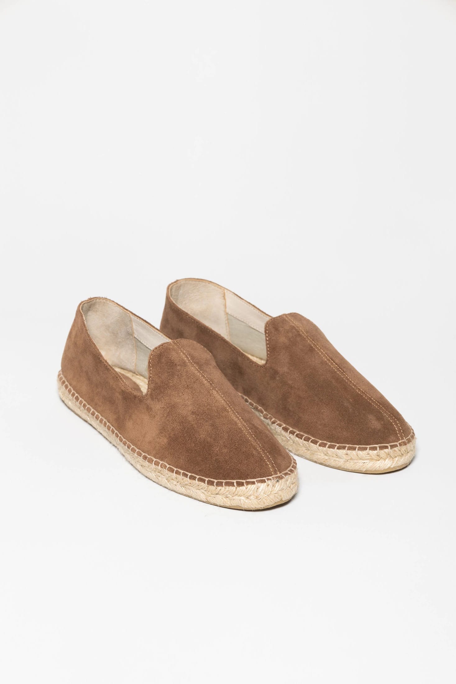 Men's leather espadrille stone - imagen 2