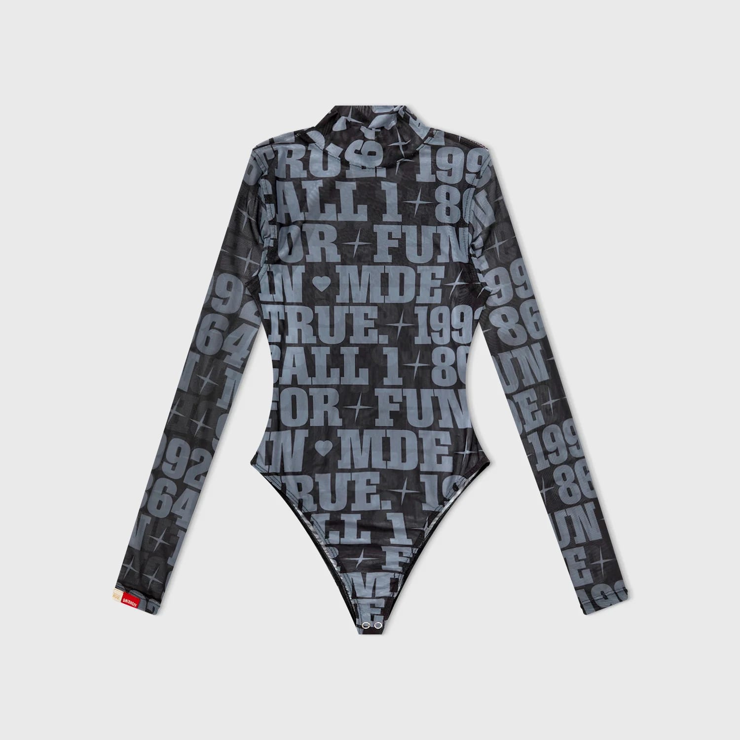 True X Smirnoff Mesh Bodysuit - Black - imagen 10