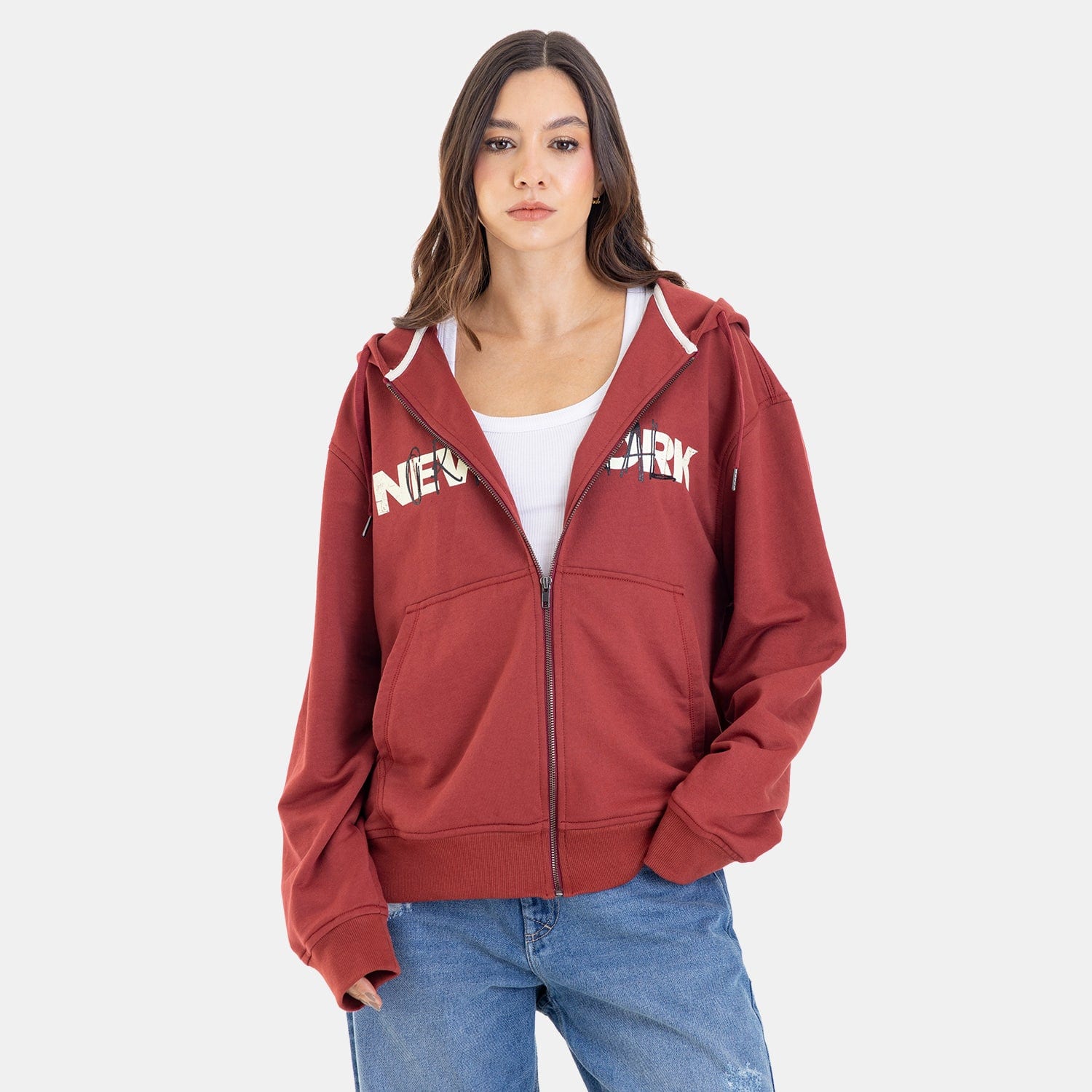 Zip Hoodie Regular Fit Red - imagen 6