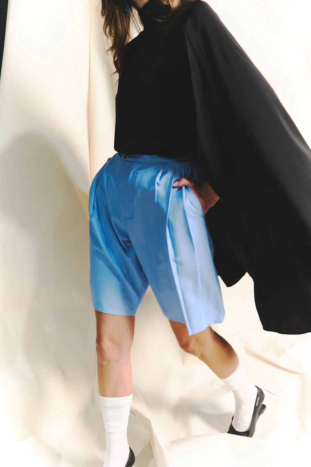 Sky Blue Agenda Shorts - imagen 3