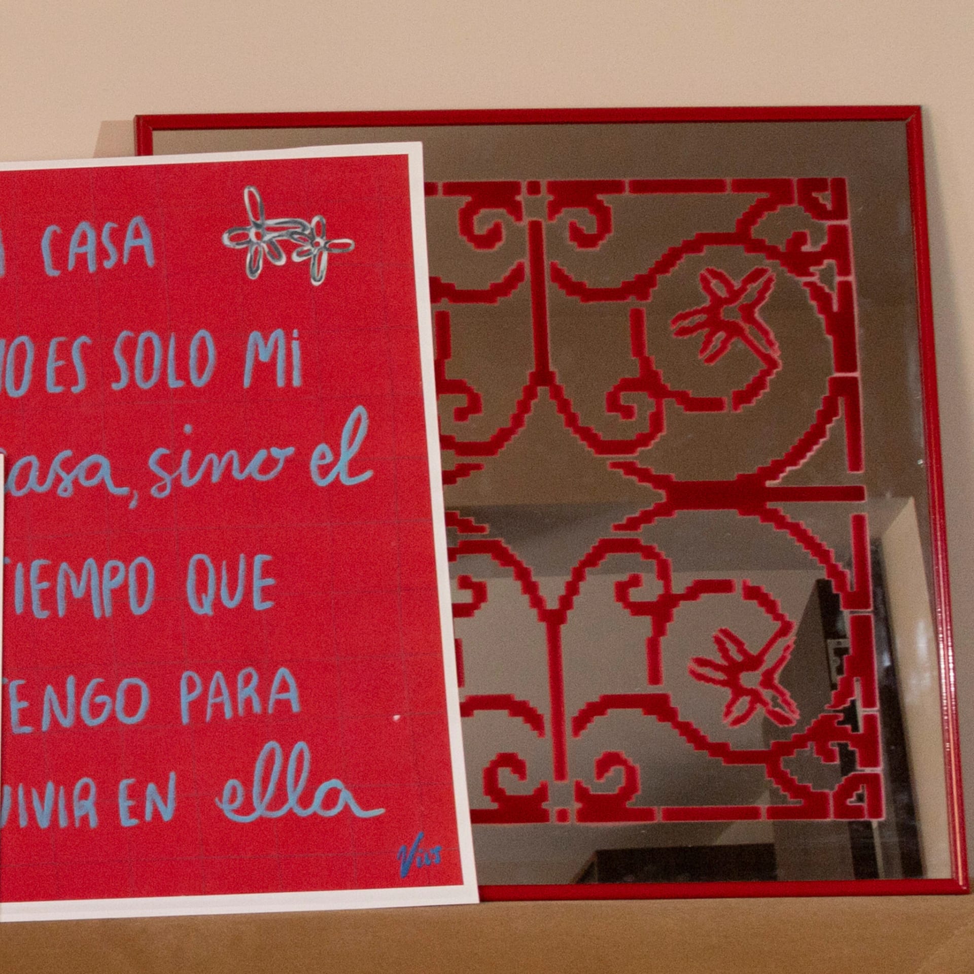 Entre líneas y luz I (espejo) - PUKY - imagen 2