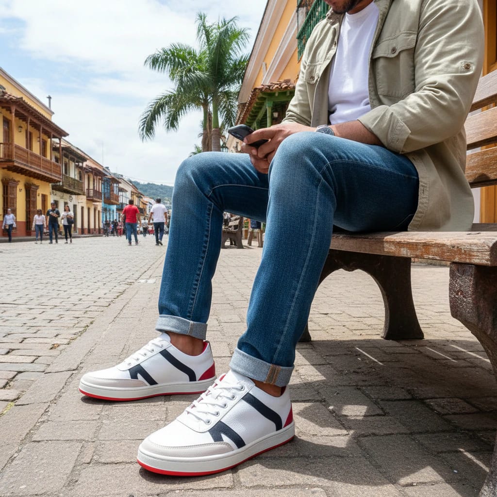 Clásicos Blanco, Rojo, Azul y Gris – Tenis ÁGUILA - imagen 6