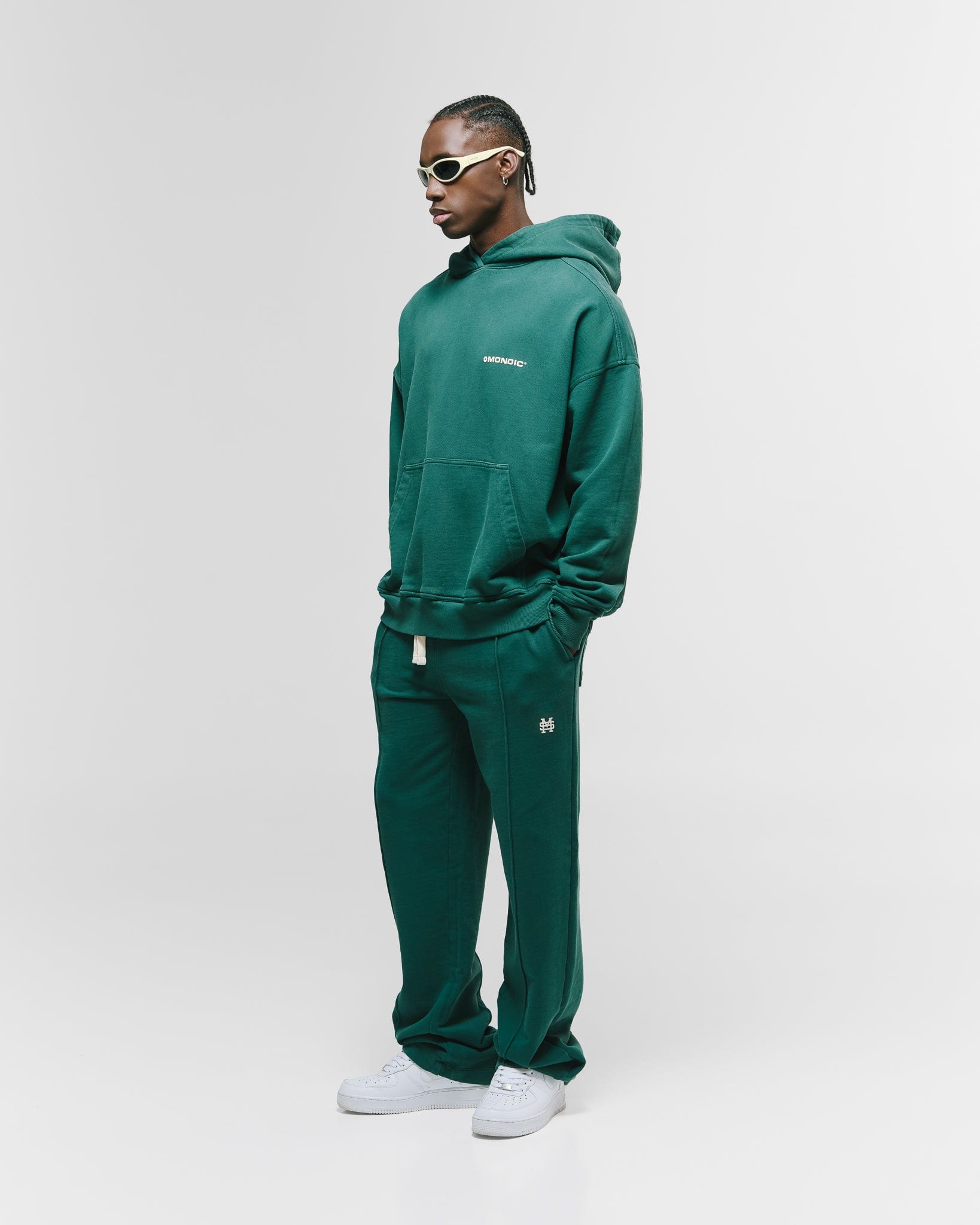 Hoodie Oversized Básico V4 - Forest Green - imagen 3