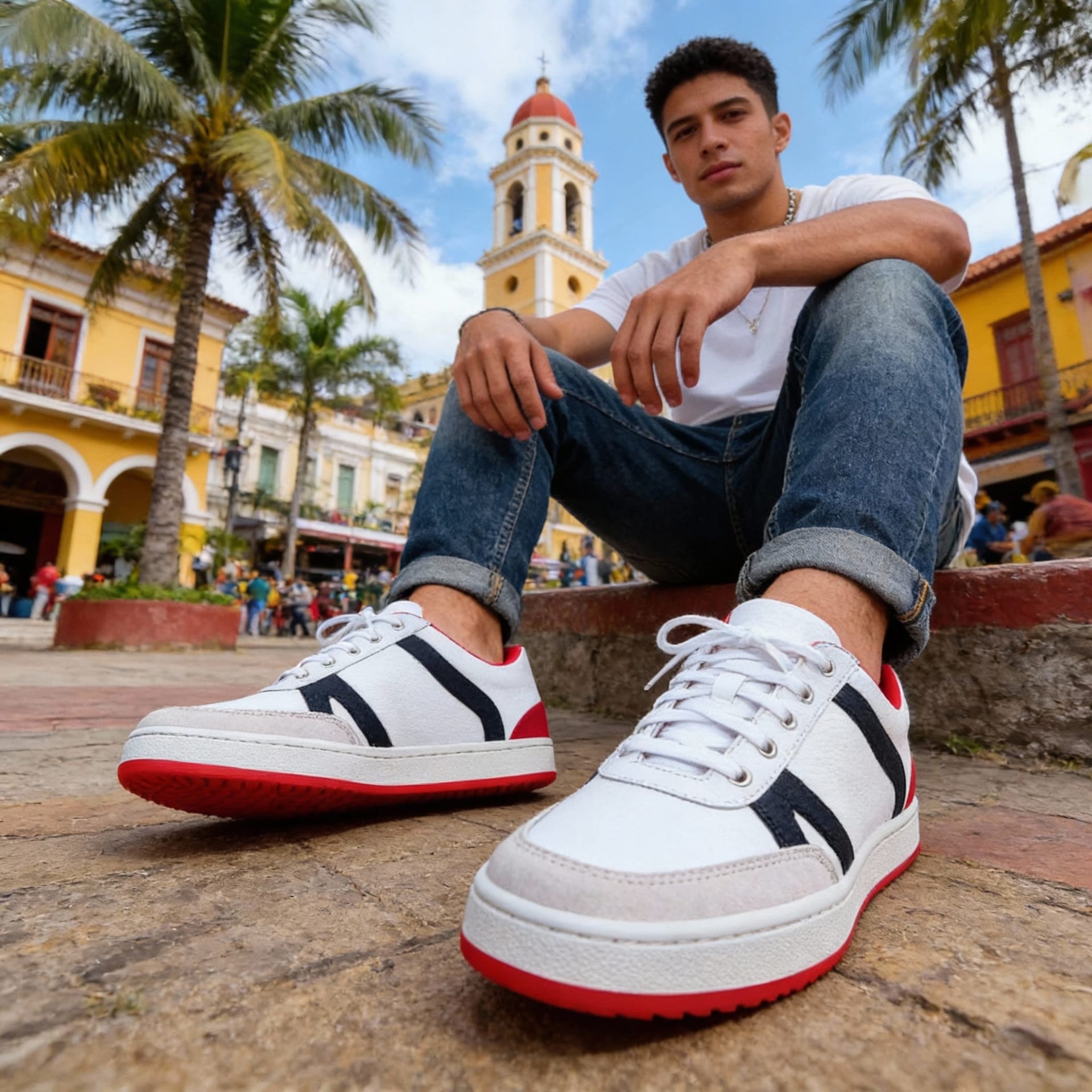Clásicos Blanco, Rojo, Azul y Gris – Tenis ÁGUILA - imagen 3