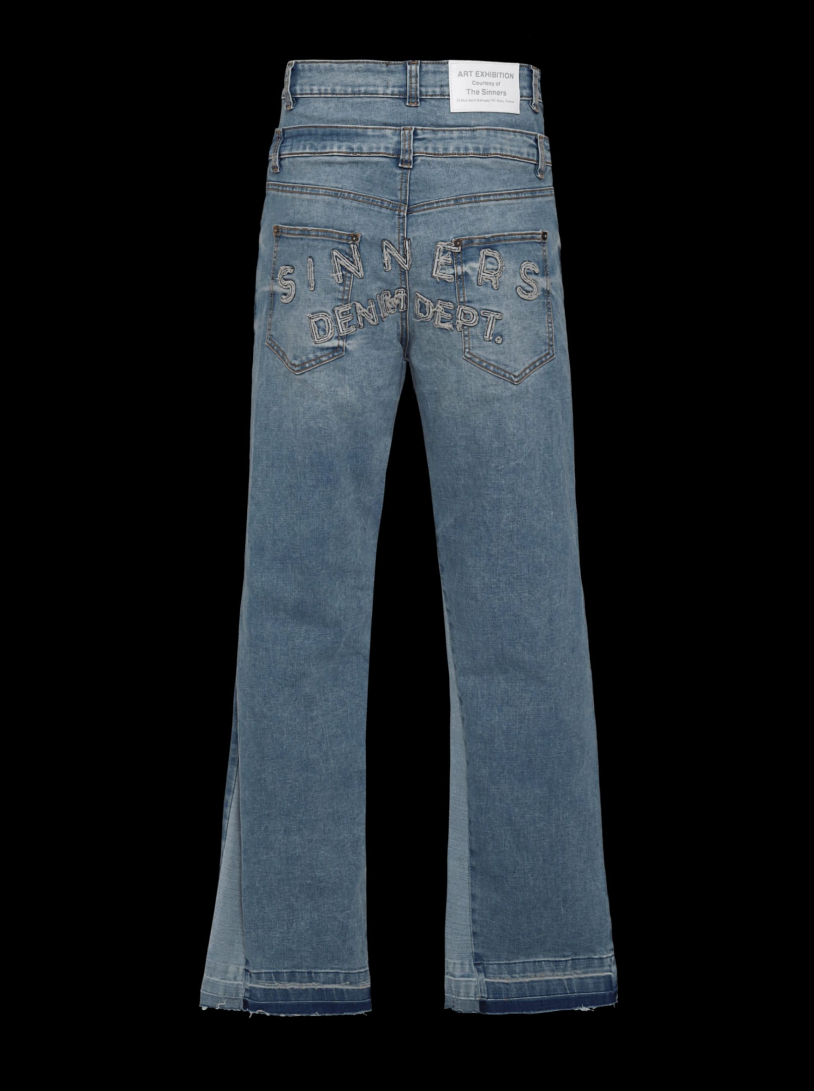DOUBLE BLUE FLARED JEANS - imagen 2