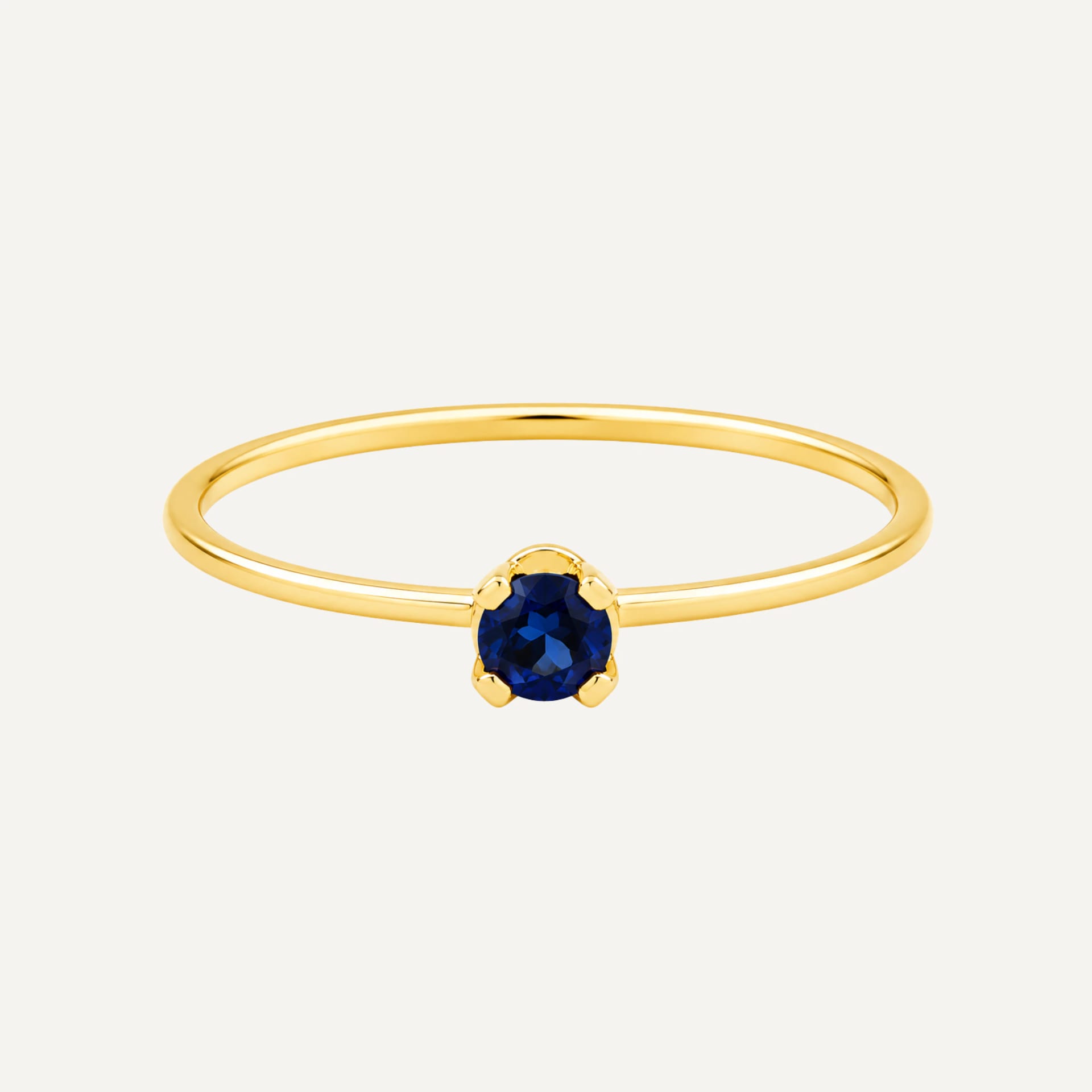 Anillo Birthstone liso - imagen 4