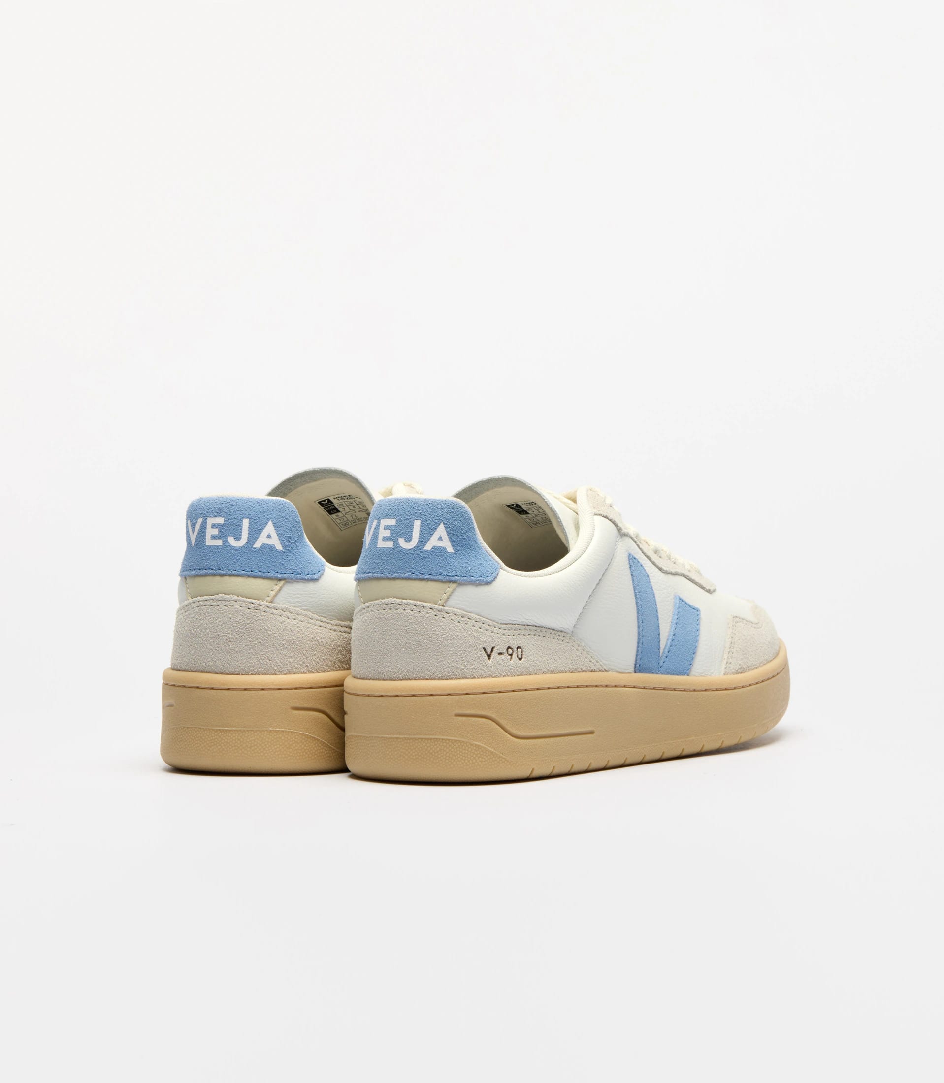 Tenis Veja V-90 Extra White Aqua Natural - imagen 2