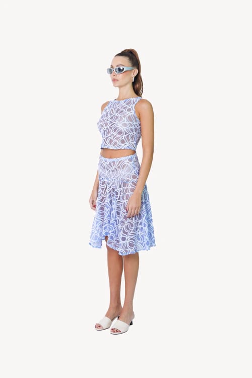 Lovers skirt in White Swirl - imagen 3