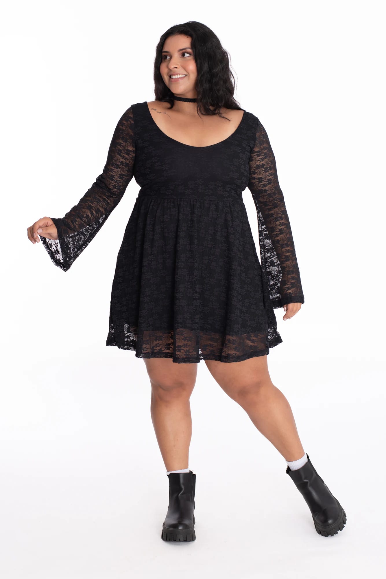 Vestido Florencia Negro - imagen 17