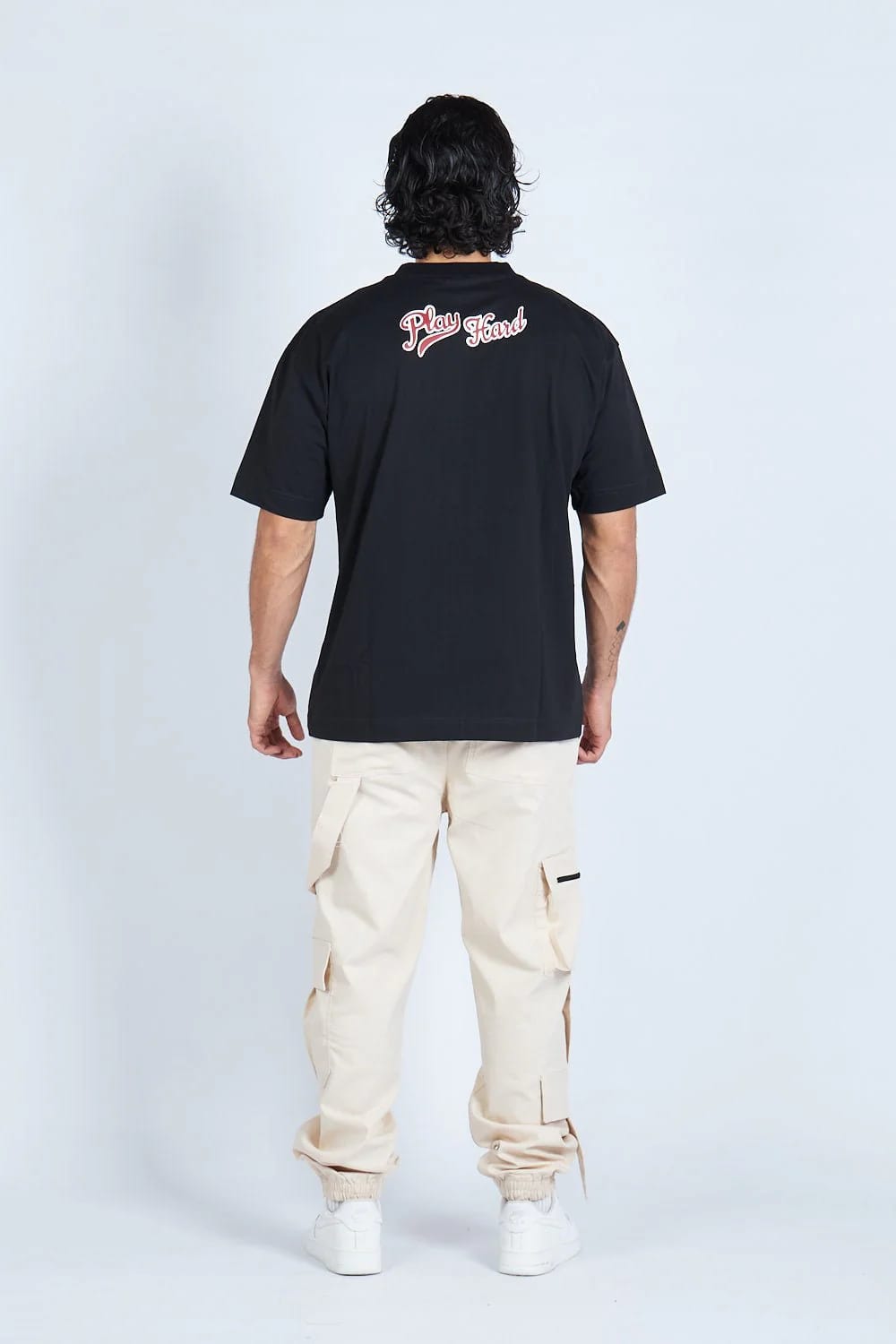 Camiseta oversize PLAY HARD NEGRO | DROP 03 | - imagen 3