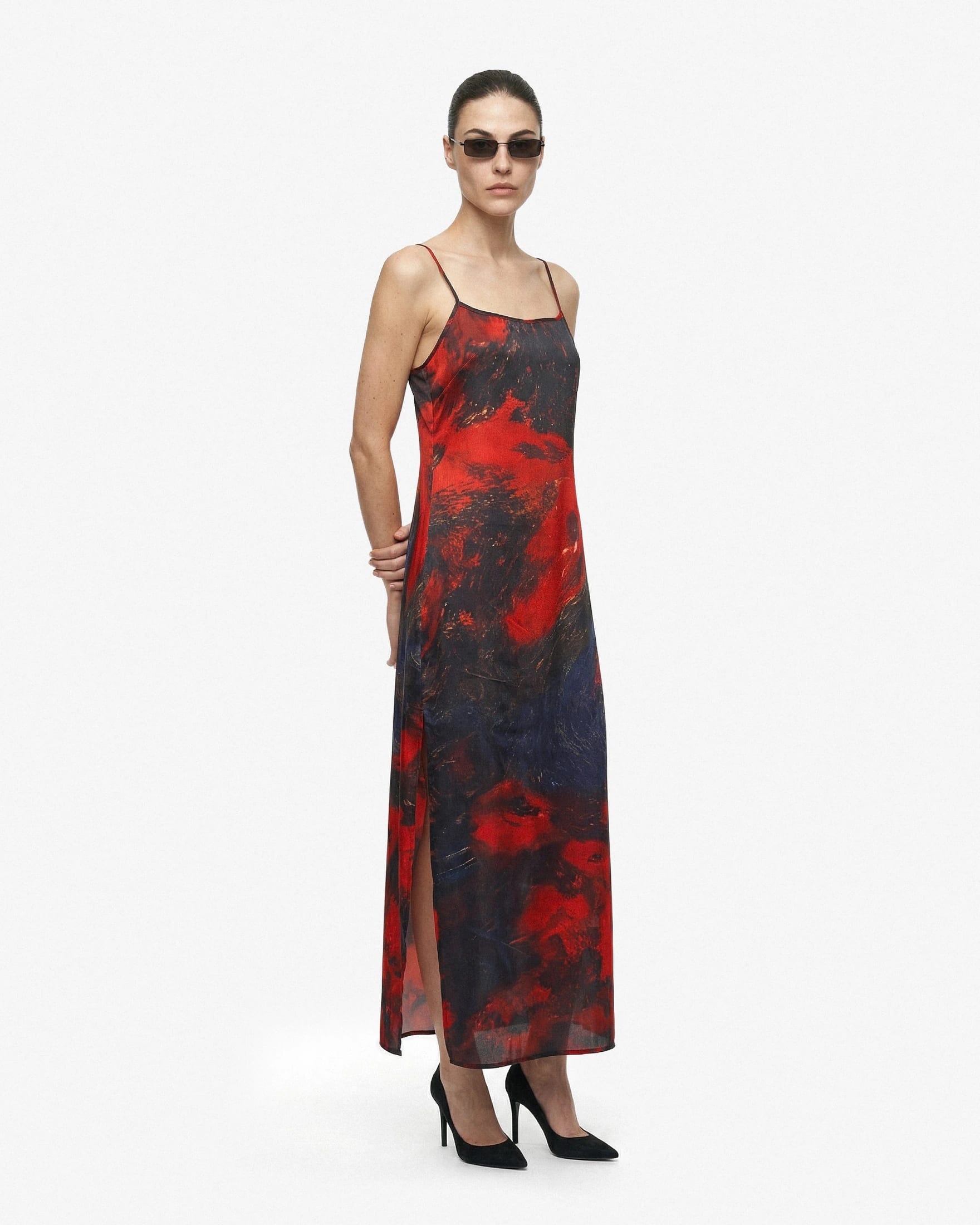 Slip Dress - Red Roses - imagen 2