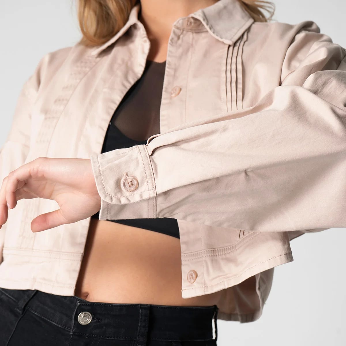 Chaqueta Corta Dril Oversize Magesty - imagen 7