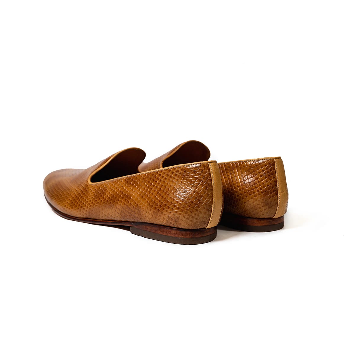 Slippers cuero grabado P miel - imagen 2
