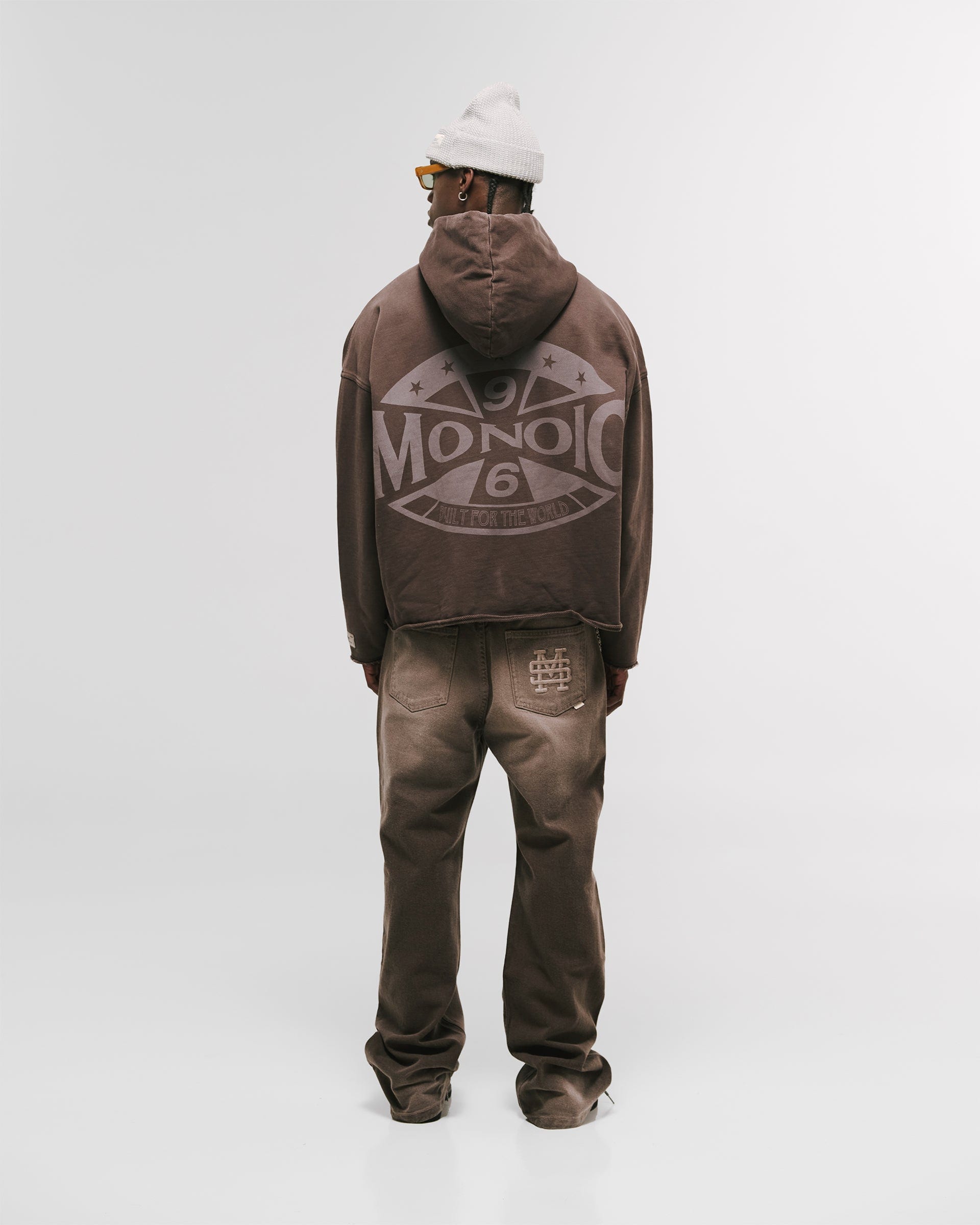 Hoodie Compass – Café Desgastado - imagen 5