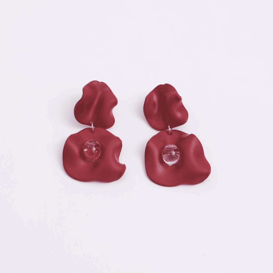 Aretes Lucié Petalo Doble - imagen 2