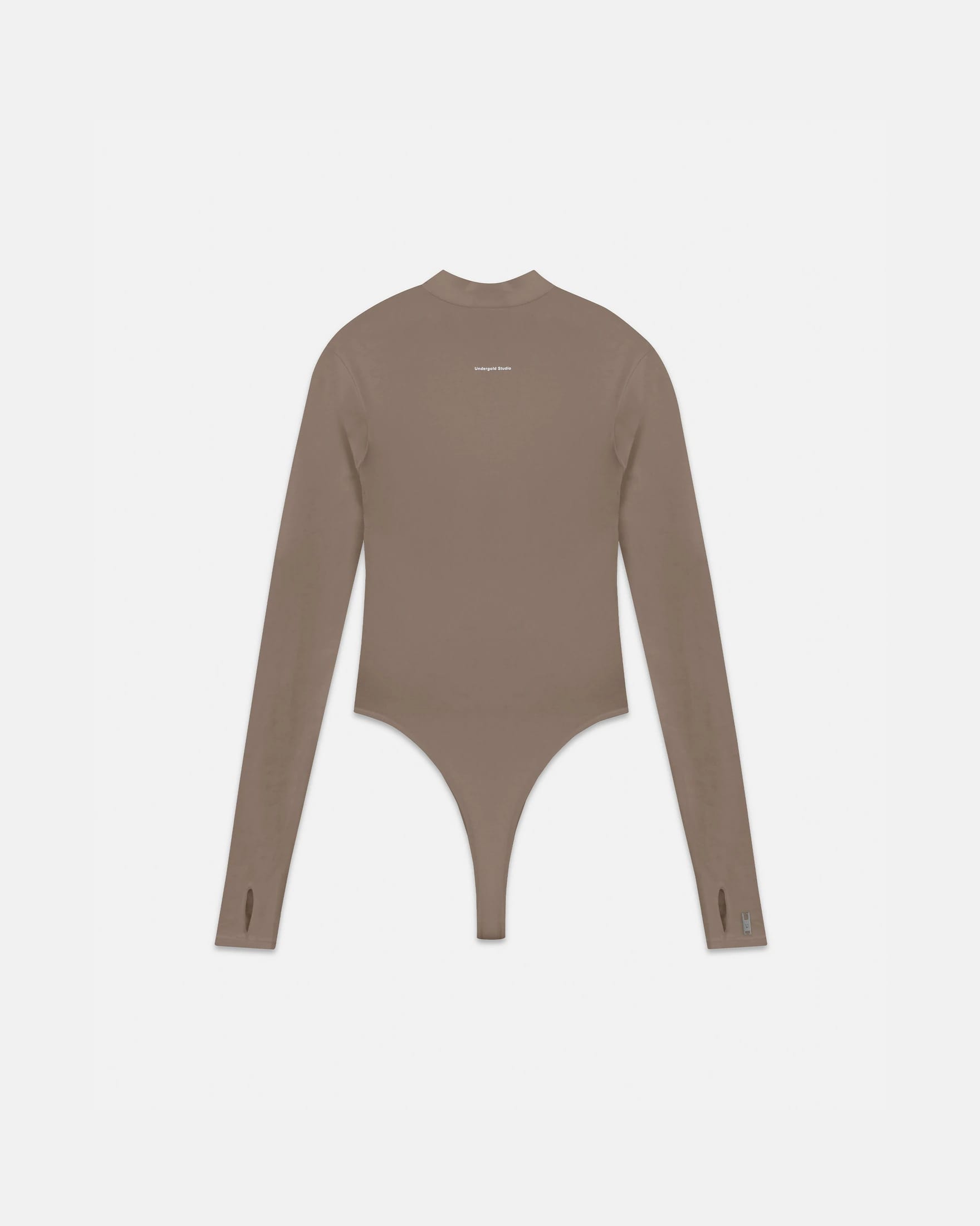 Body Line Undergold Studio Turtleneck Bodysuit Brown - imagen 1