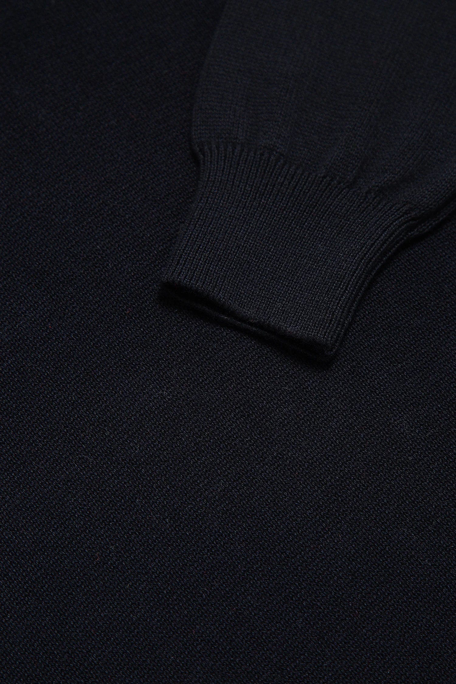 Saco Half Zip Algodón Azul Oscuro - imagen 3
