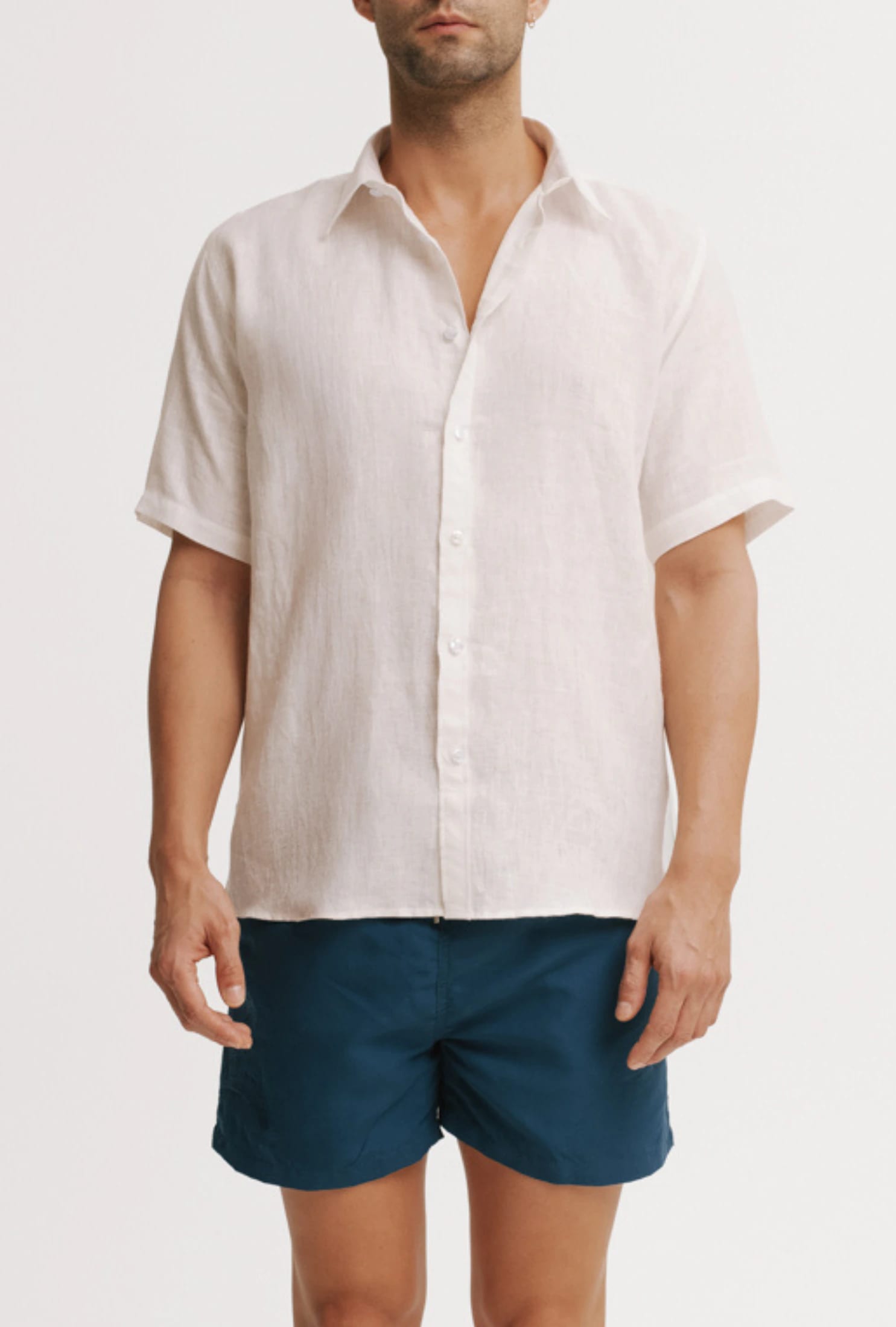 Camisa Hombre Luc Ivory - imagen 1