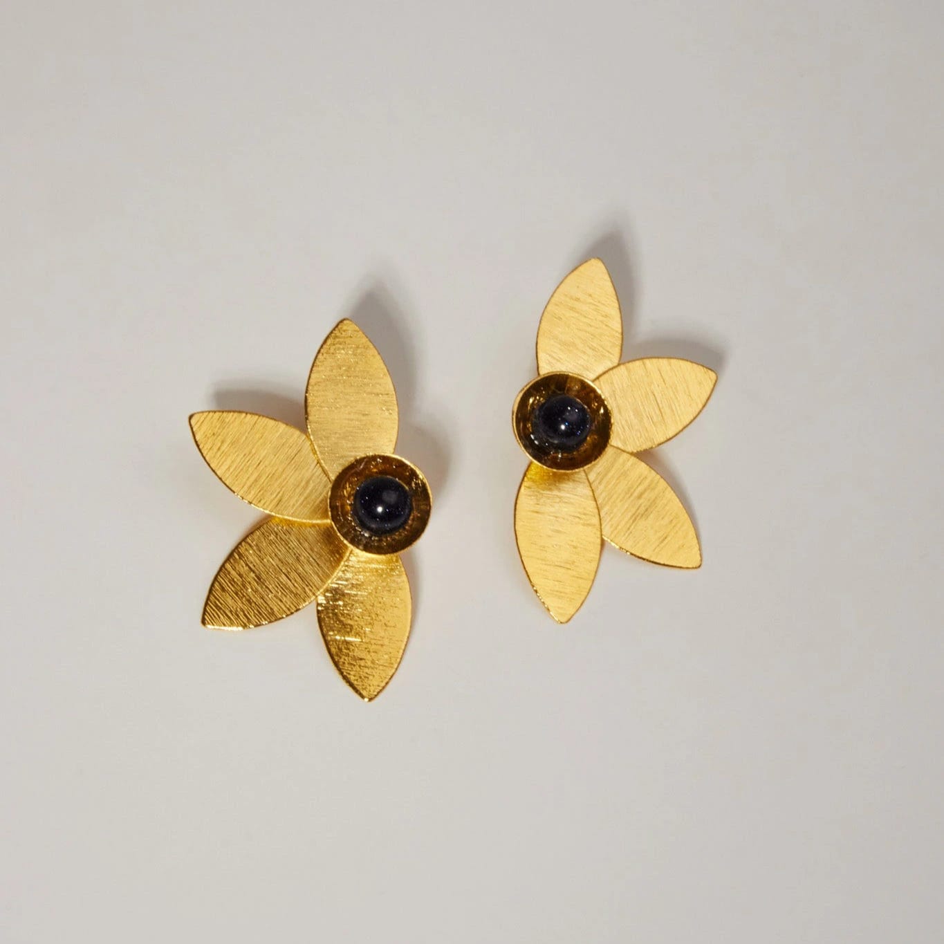 Agata Flower Earrings - imagen 2
