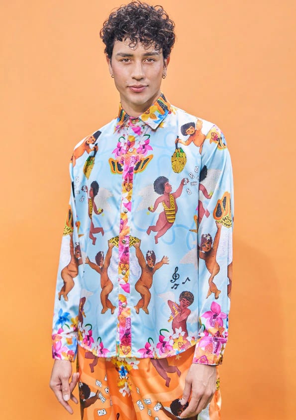 Camisa Manga Larga Unisex / Ilustración Pura Divinidad - imagen 1