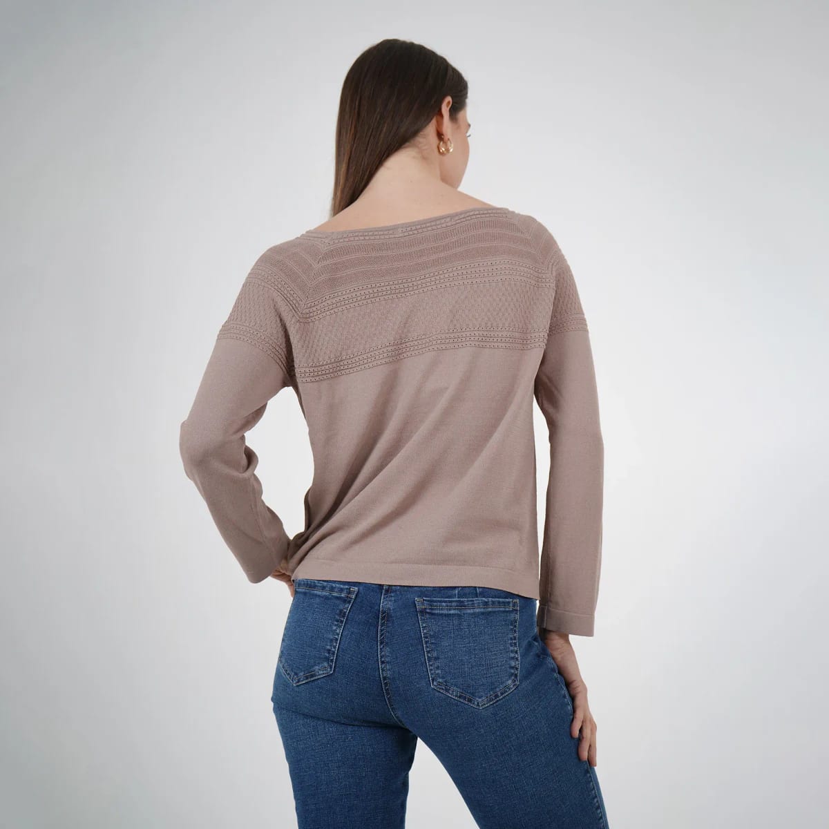 Sweater Cuello Redondo Manga Larga - imagen 7