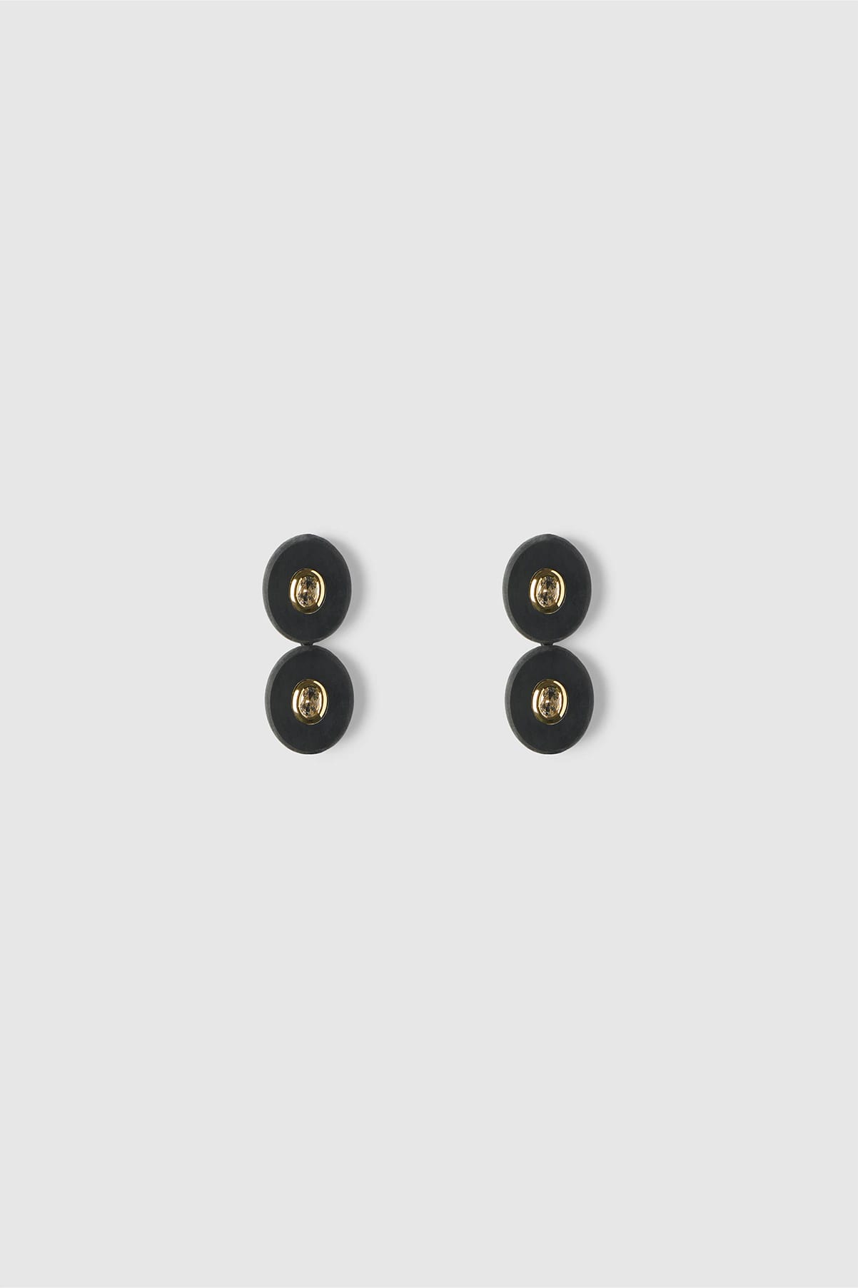 LIQUORICE - M EARRINGS + PENDANT - imagen 1