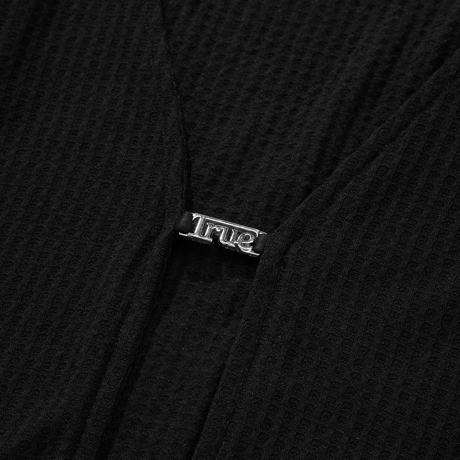 Knit LS Tee - Black - imagen 4