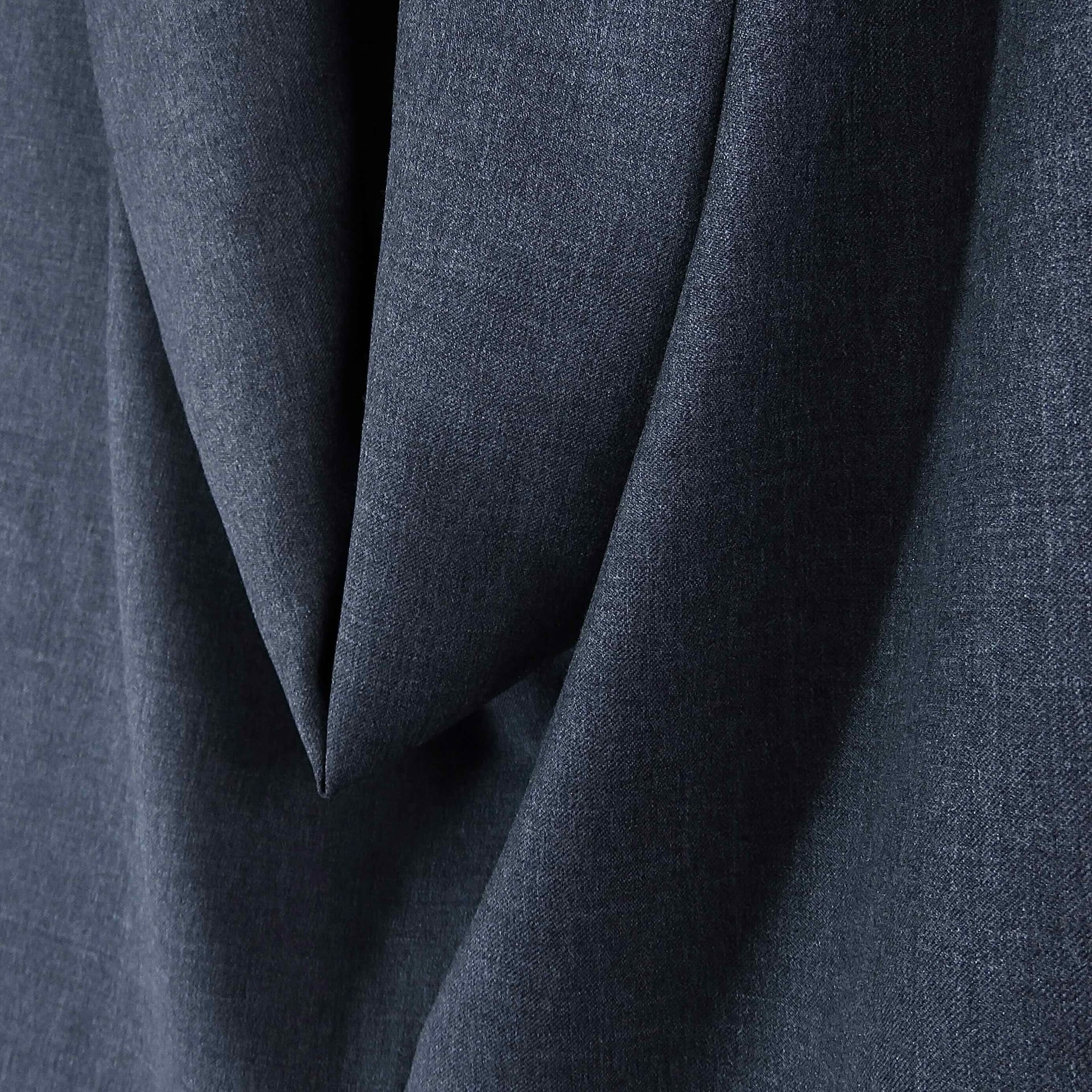Pullover con Solapa Drapeada Gris Oscuro - imagen 7