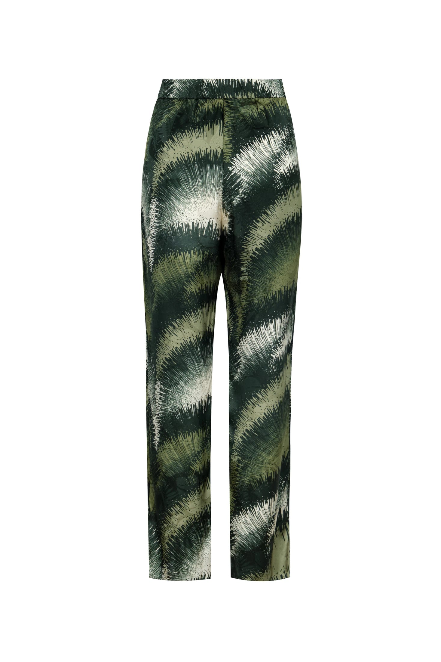 Santo Tomás Silk Jacquard Pants / Green Brushed - imagen 3
