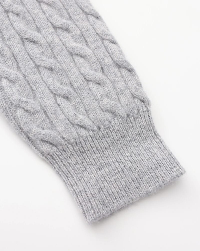 100% Cashmere Woven Half Zip - imagen 15