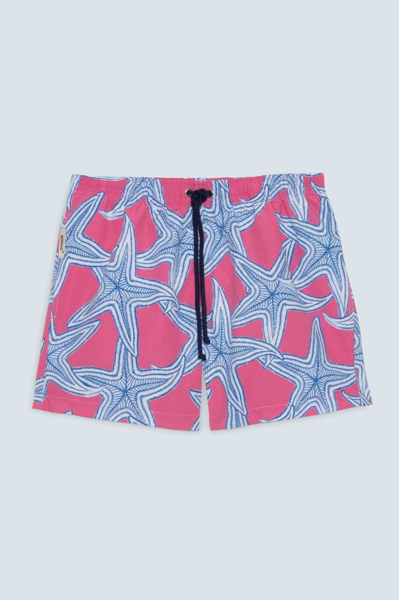 Men's star fuxia swim trunk - imagen 1