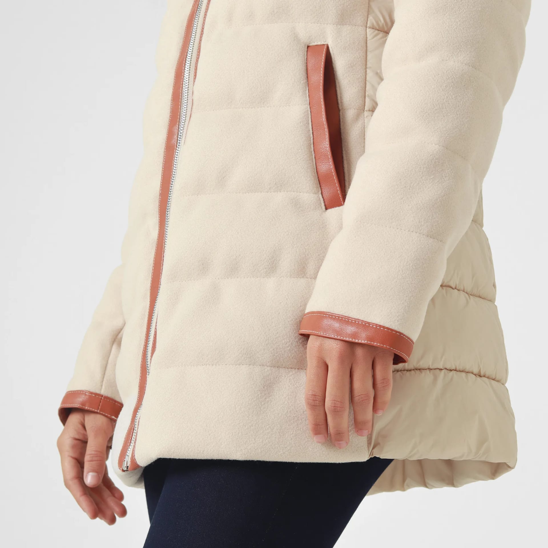 Chaqueta Cuello Alto Manga Larga - imagen 8