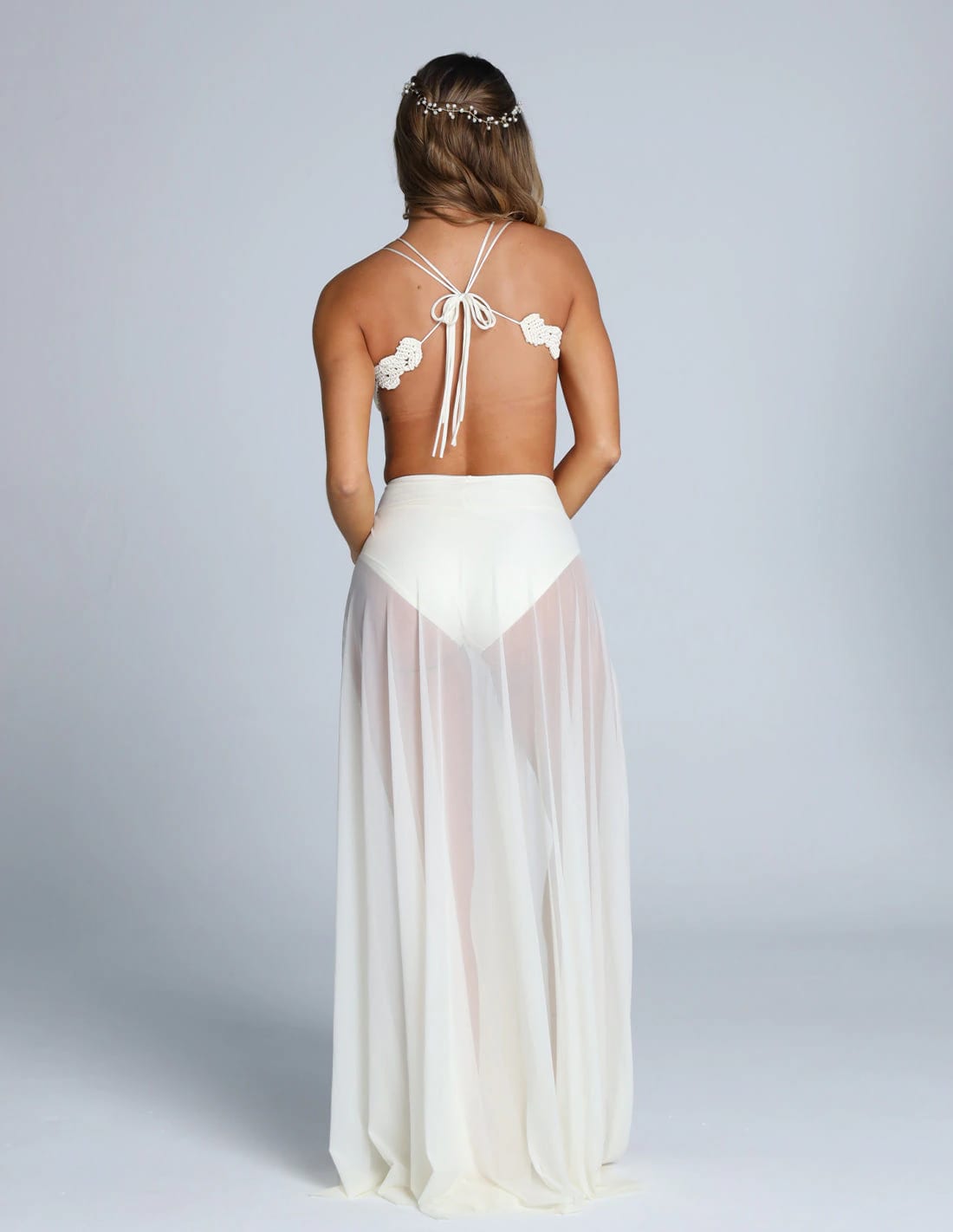 Vestido Árbol De La Vida Marfil - imagen 2