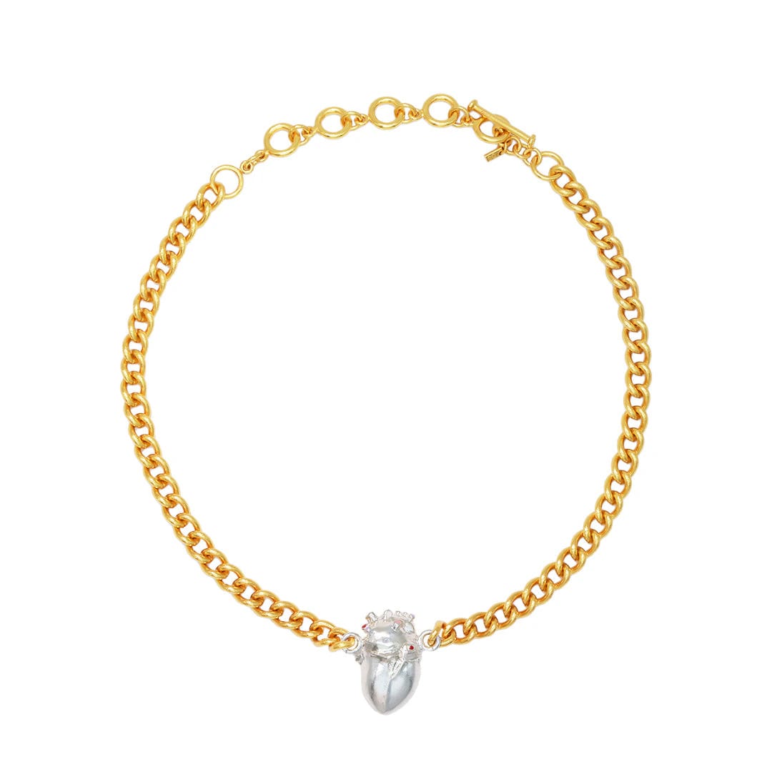 Choker Anatomik Gold & Silver - imagen 1