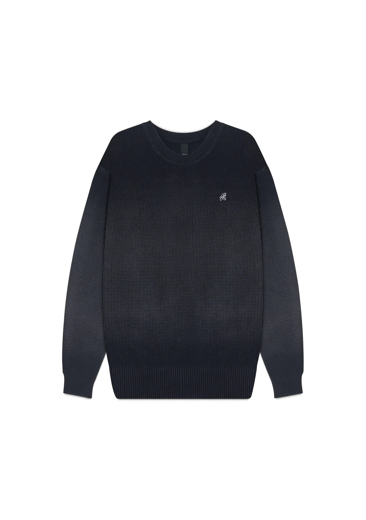 Dopamine black knit crewneck - imagen 1
