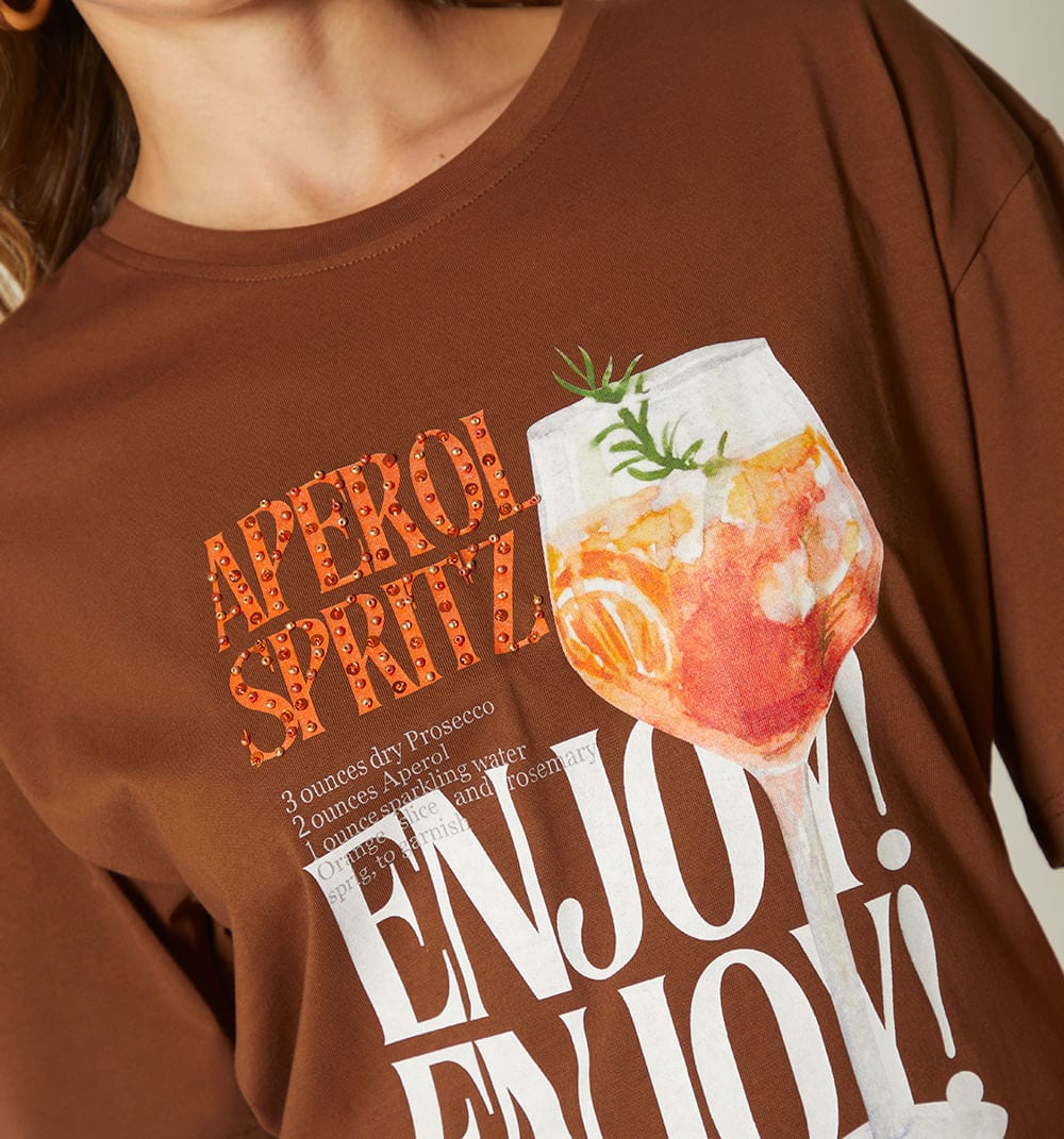 Camiseta estampada aperol - imagen 3