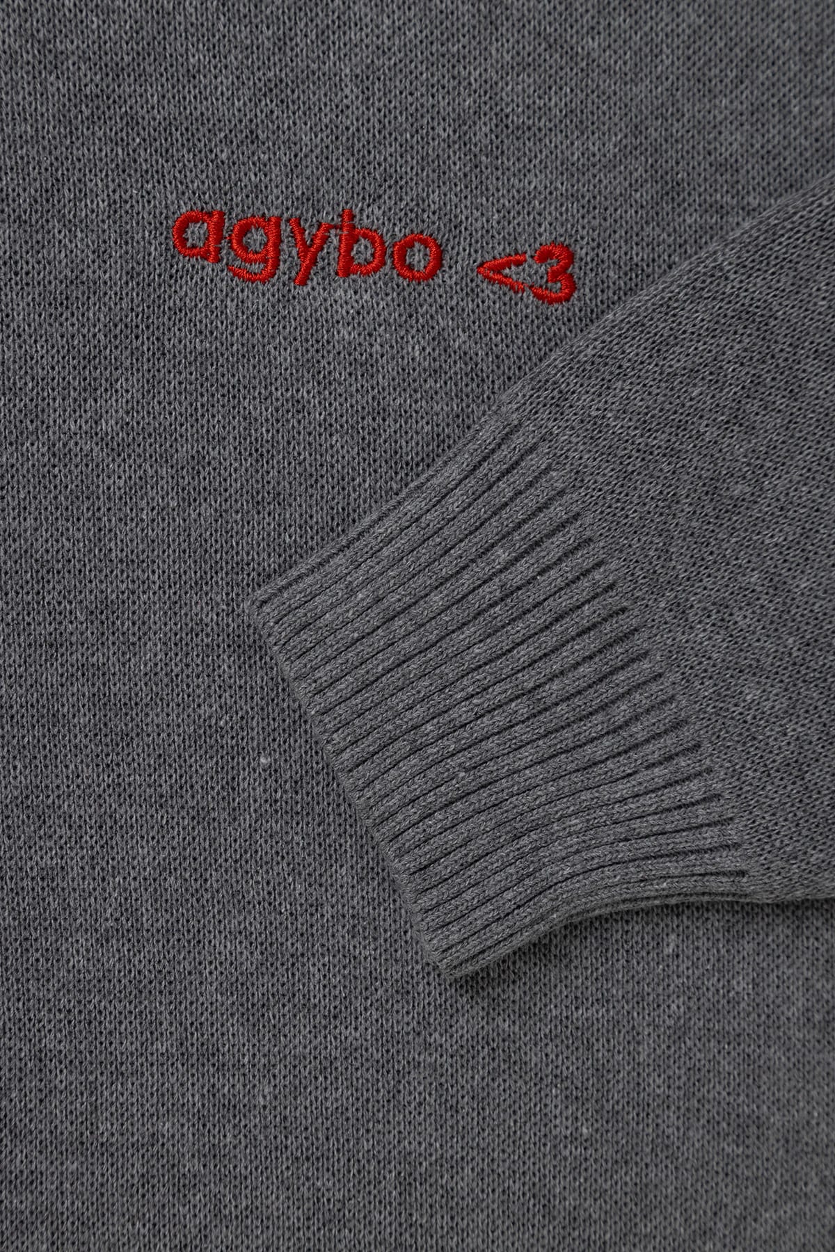 LOGO <3 SWEATER DARK GREY - imagen 8