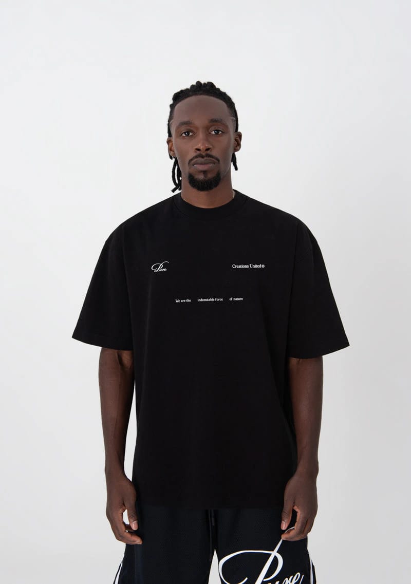 Uncontrolled black t-shirt - imagen 3