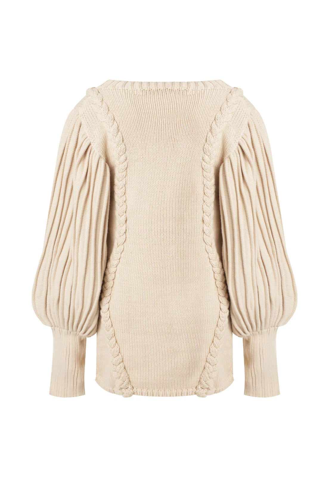 MINI WOVEN DRESS WITH WAVY BRAIDS - imagen 3