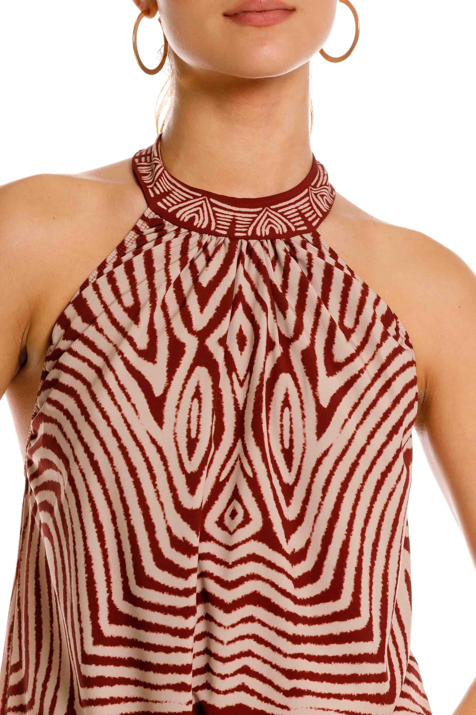 Vestido Largo Aries Nairobi Marron - imagen 3