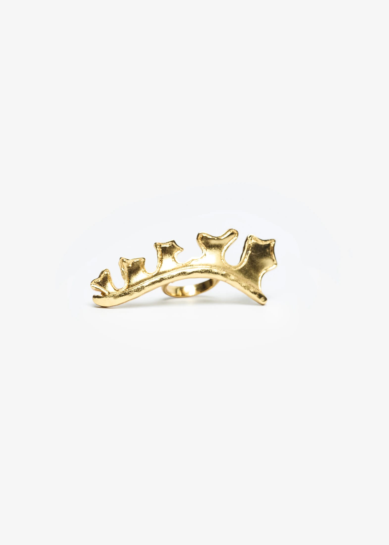 CLOSED EYE PETAL RING - imagen 1