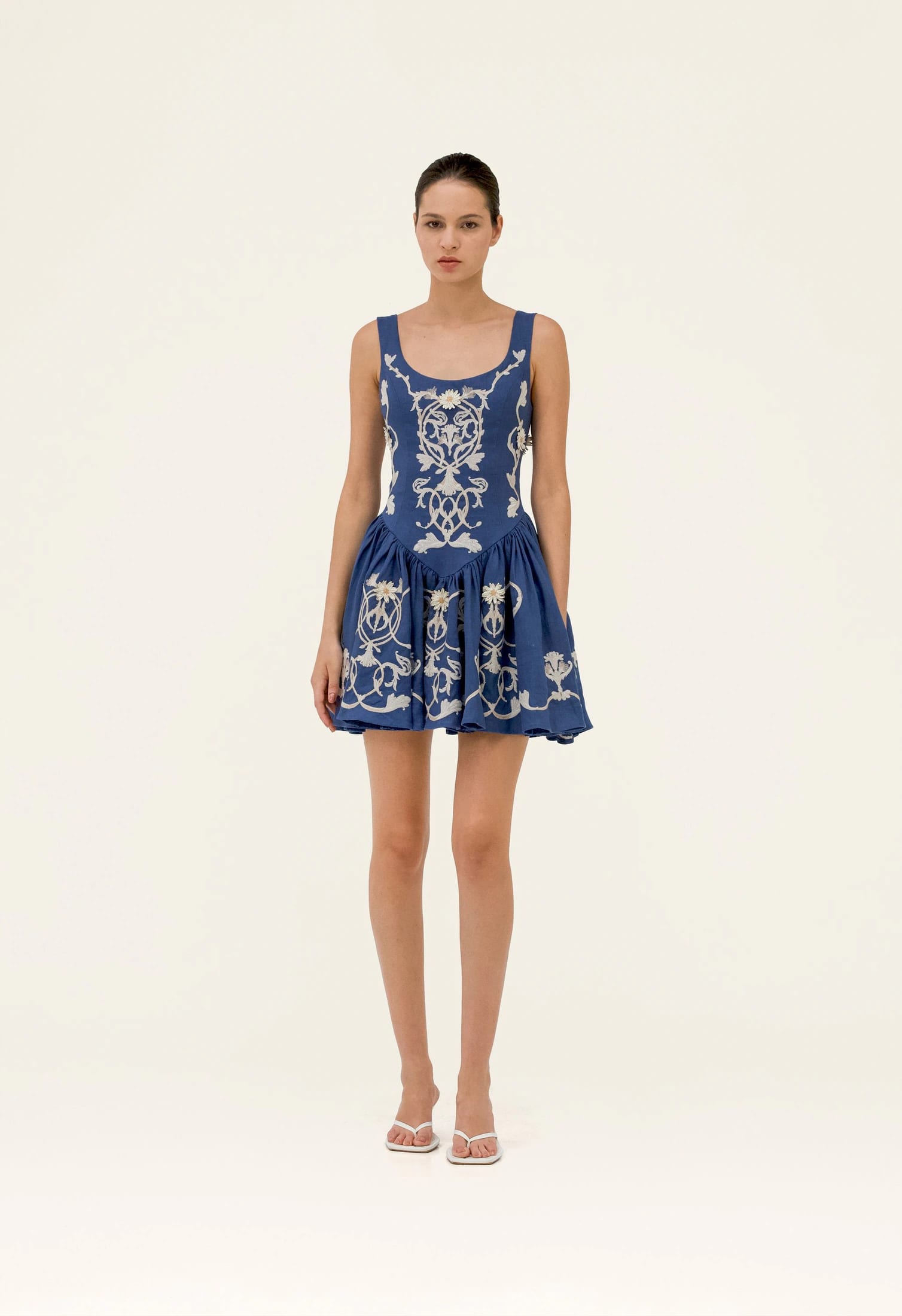 Pluma Ribbons Mini Dress - imagen 1