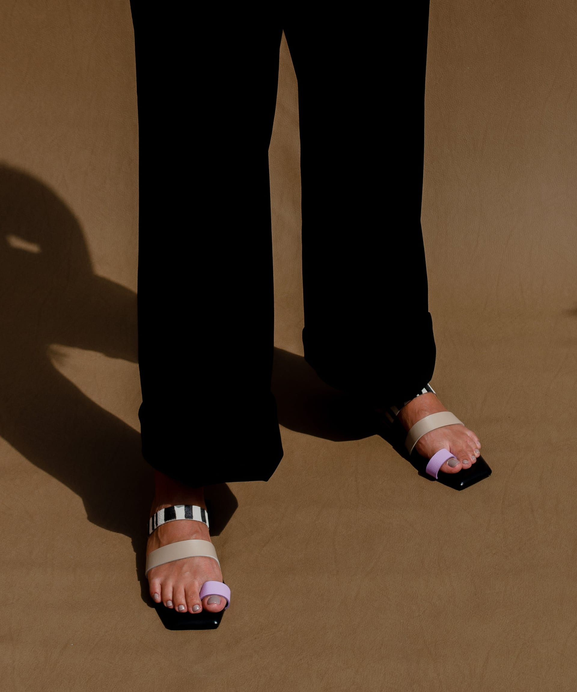 The Ocaso sandal – lila/taupe - imagen 5
