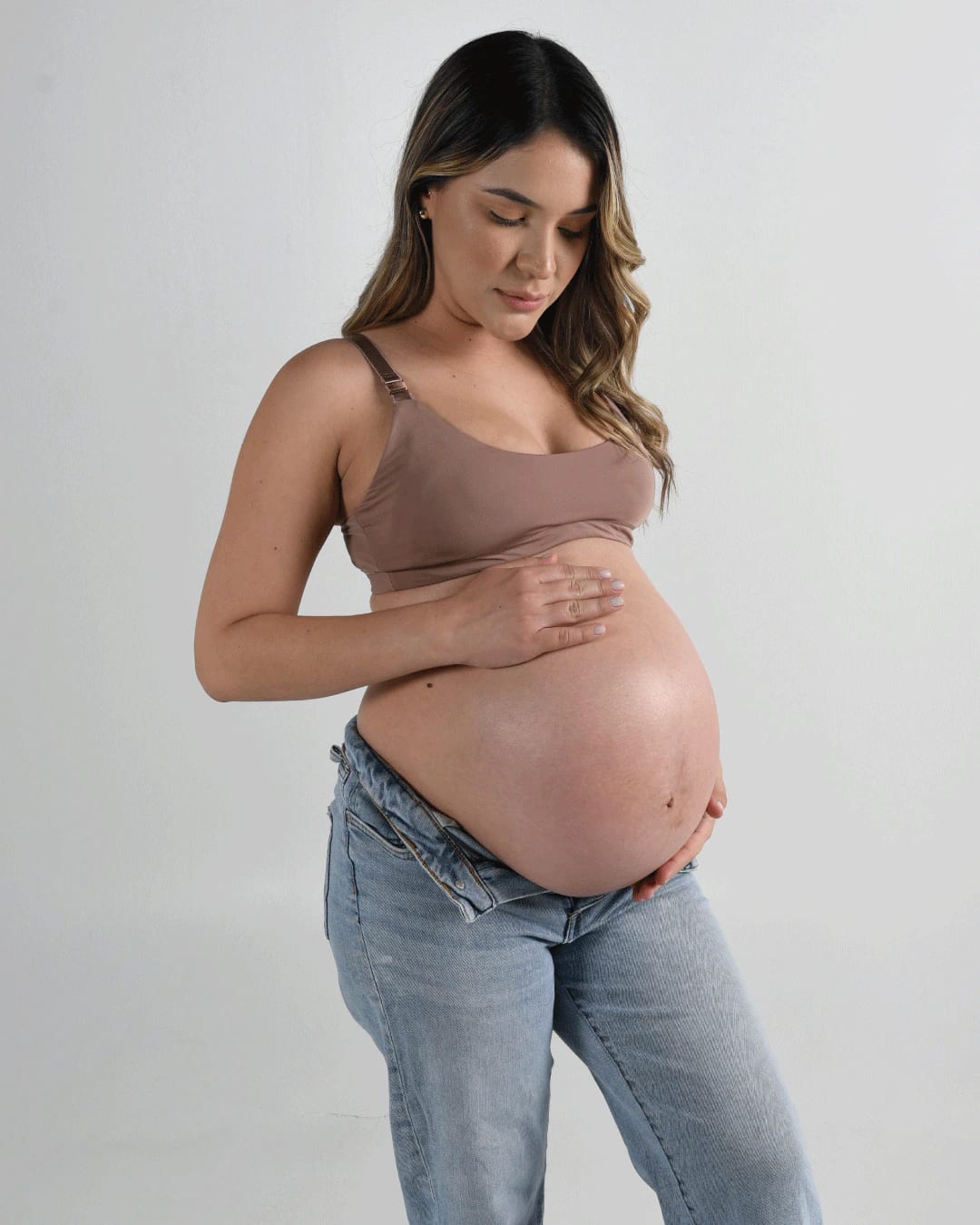 Bralette lactancia - AURA Moca - imagen 2