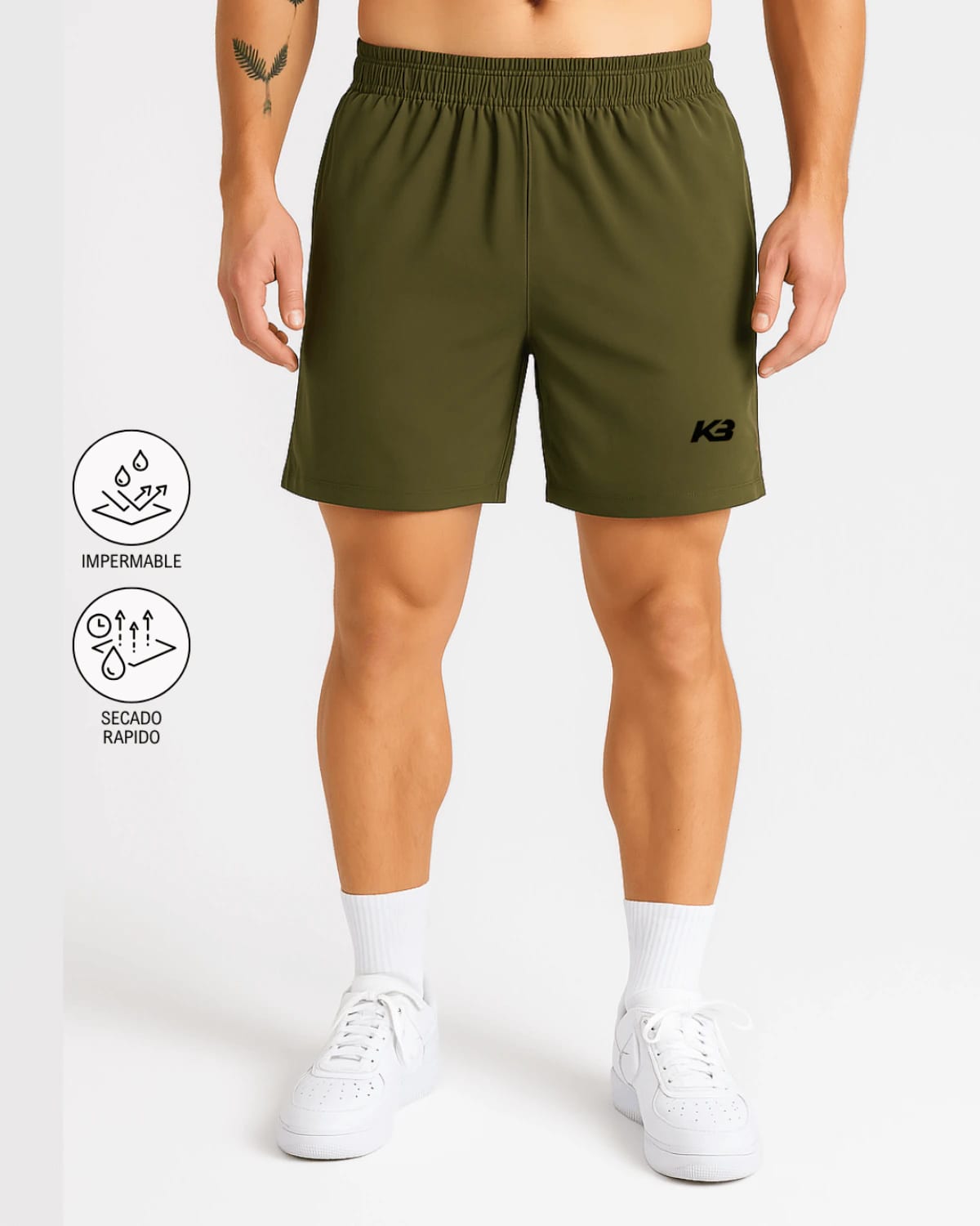 Pantaloneta Basica Impermeable┃KBMEN RF.131 - imagen 4
