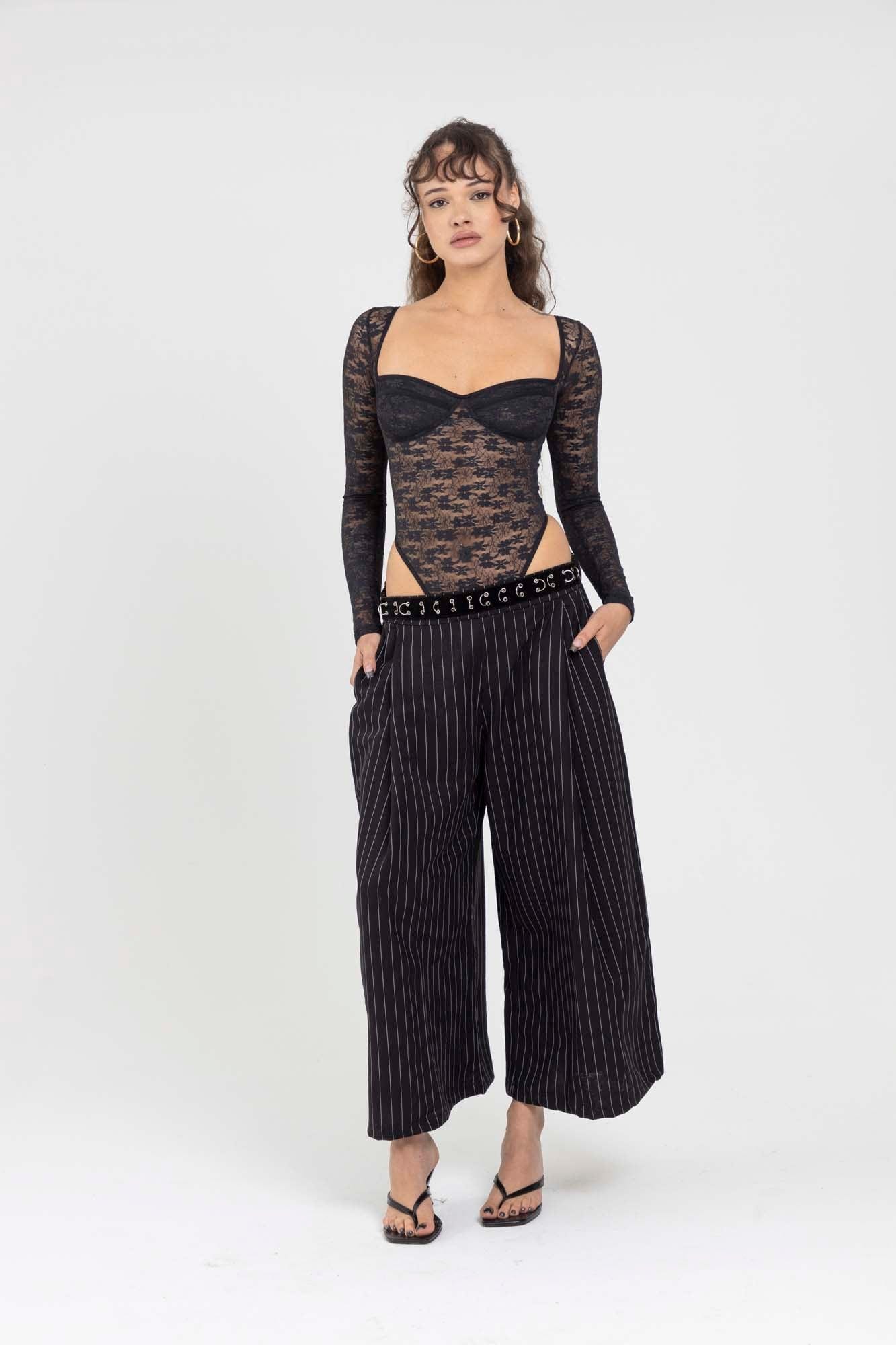 LACE BLACK BODYSUIT - imagen 24