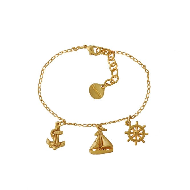 Pulsera ancla, timón, barco - imagen 1