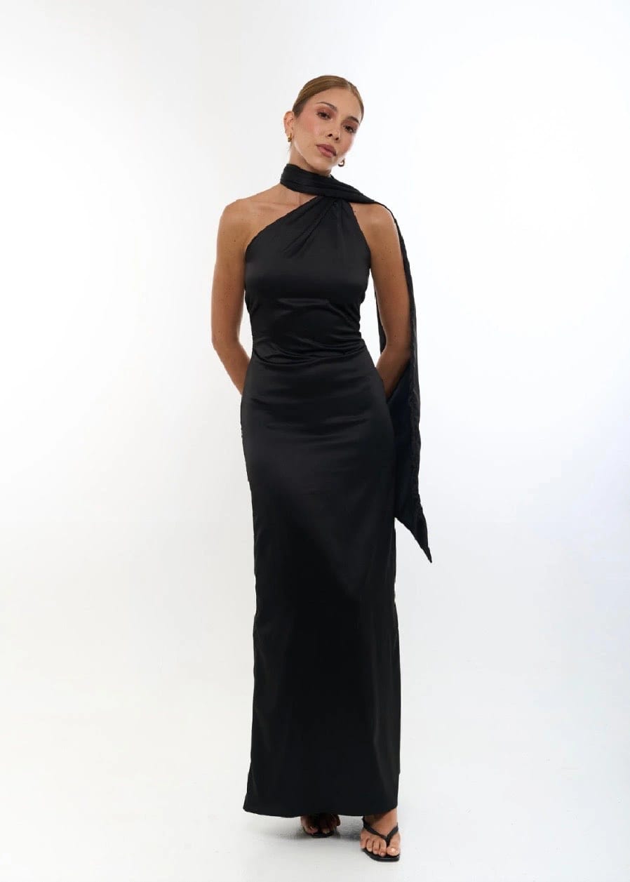 Vestido Juana Negro (MUESTRA) - imagen 1