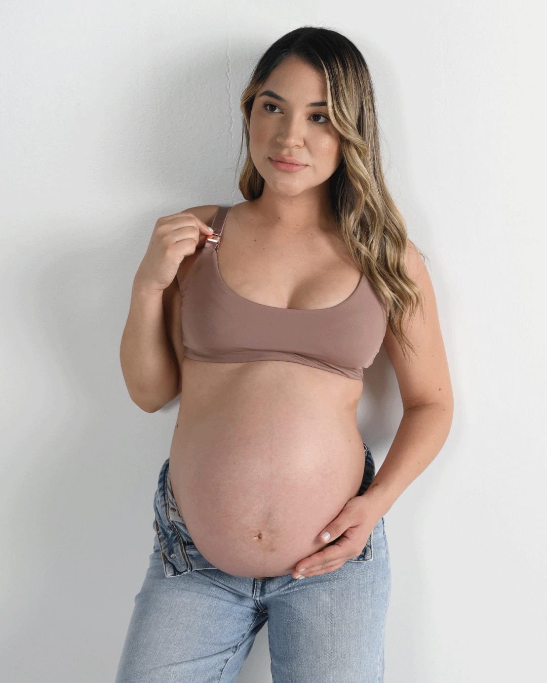 Bralette lactancia - AURA Moca - imagen 1
