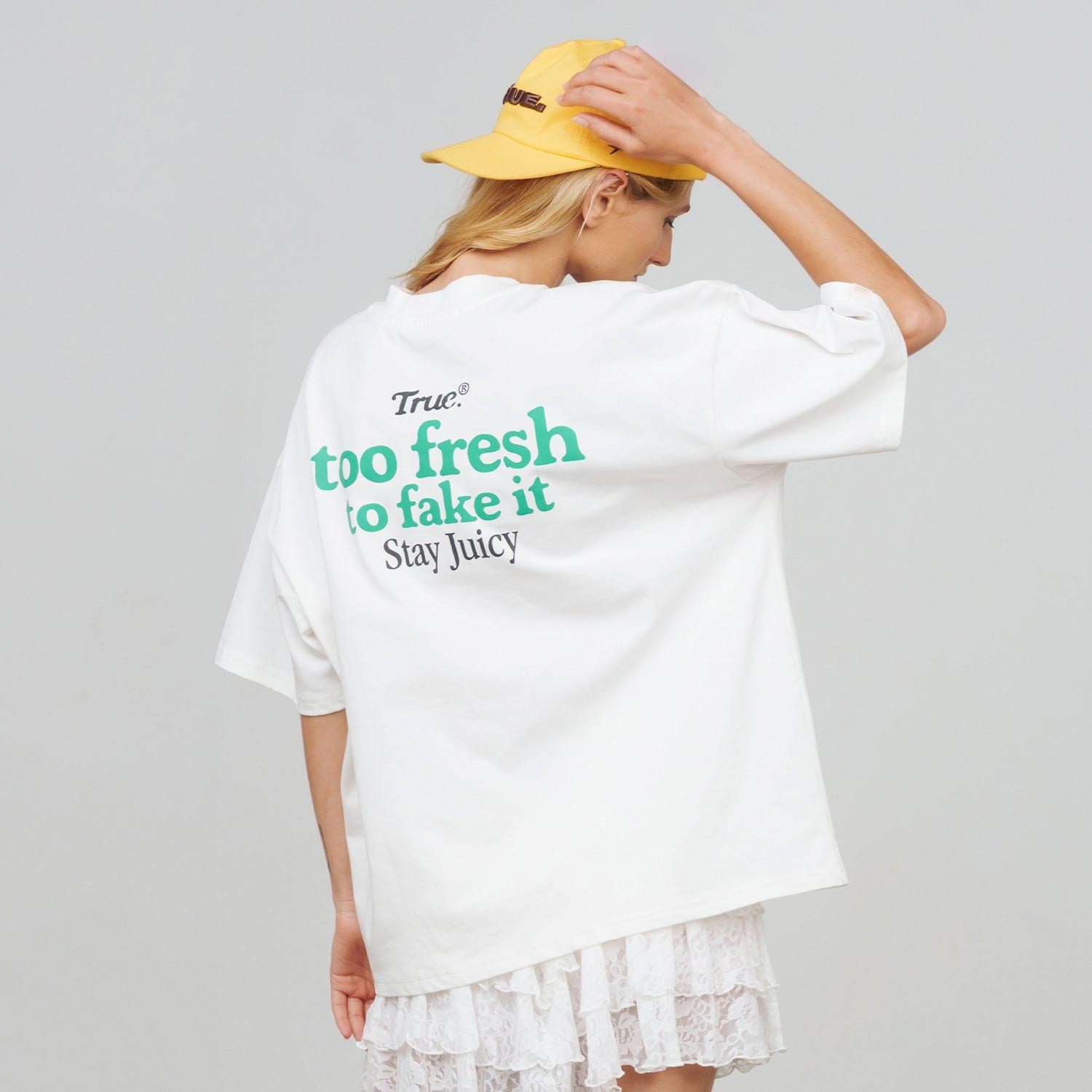 Juicy Boxy Tee - Cream - imagen 6